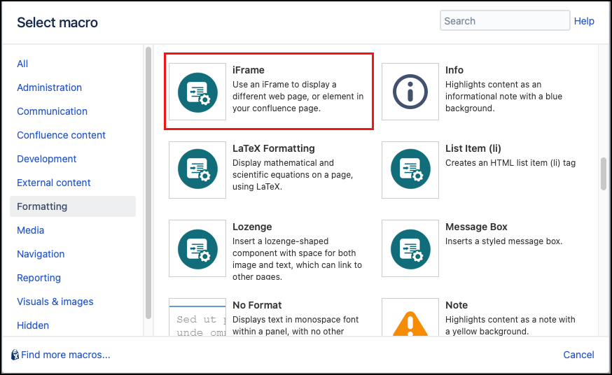 Aura Content Formatting Macros (Tabs Miro Figma Google HTML)