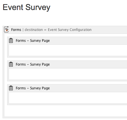 Placeholder macros for the Event Survey.