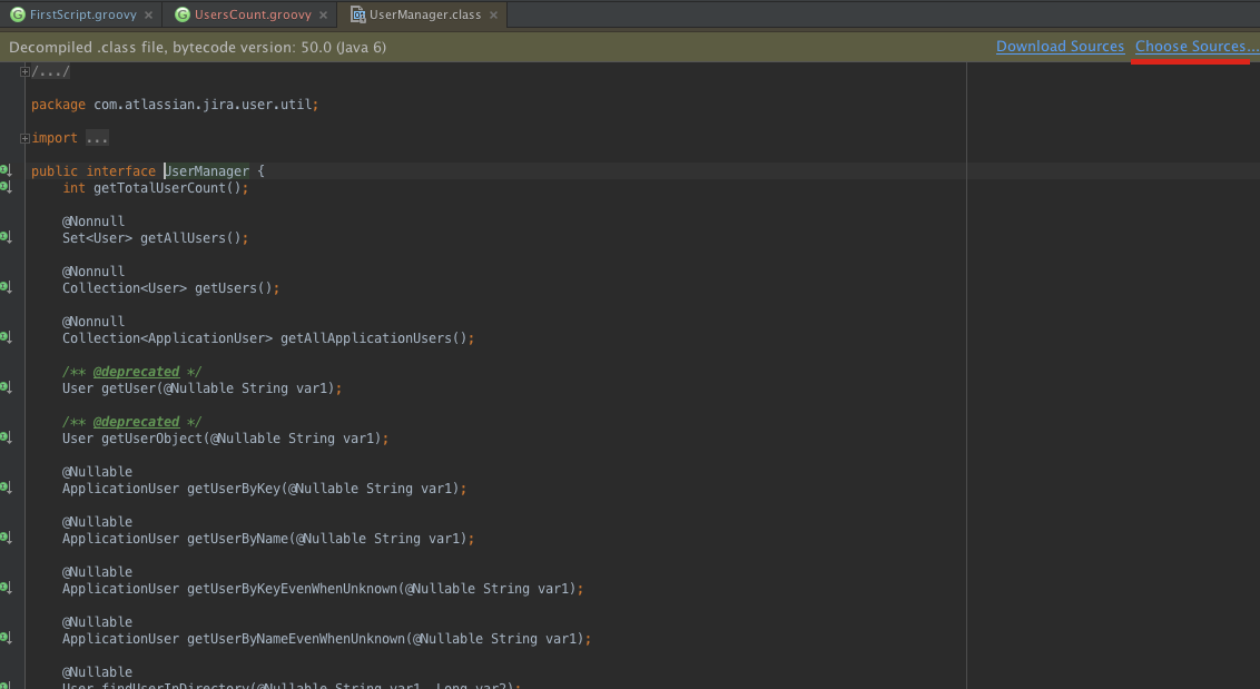 Class information provided by the Decompiler in IntelliJ IDEA.