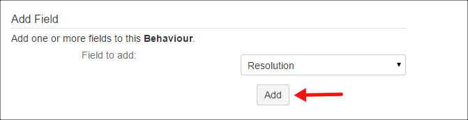 add field resolution