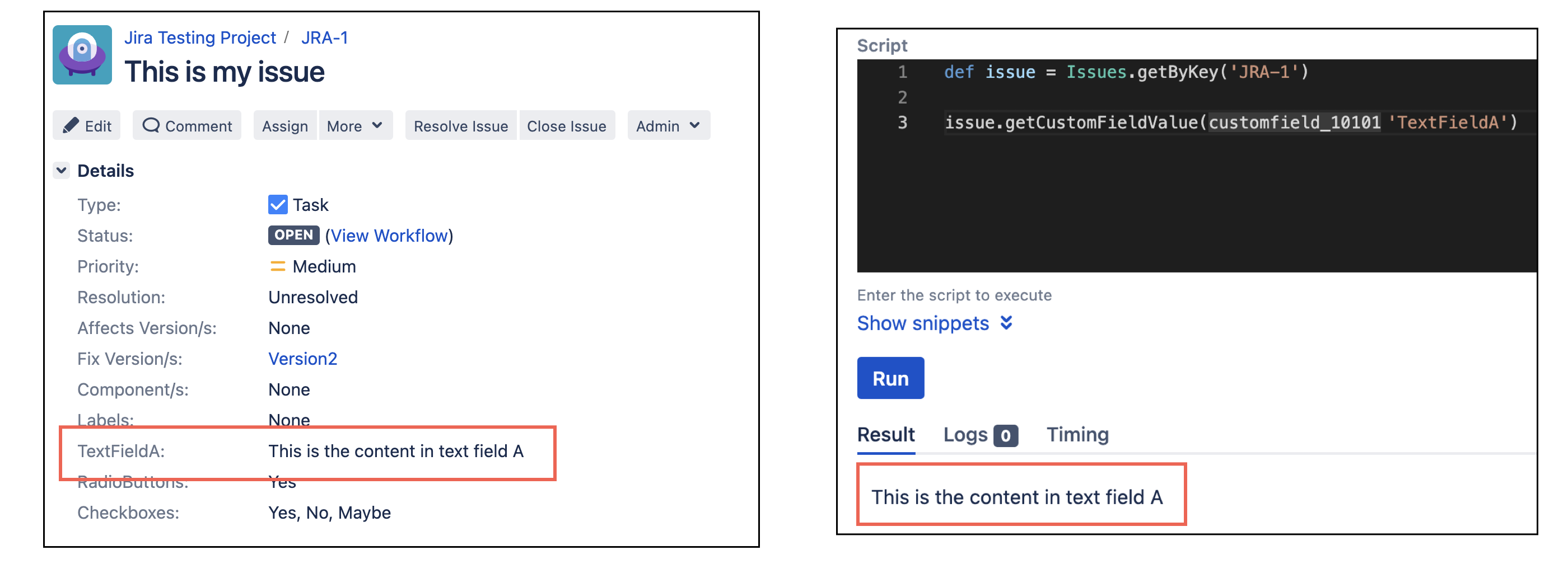 Reading the value of custom fields with HAPI