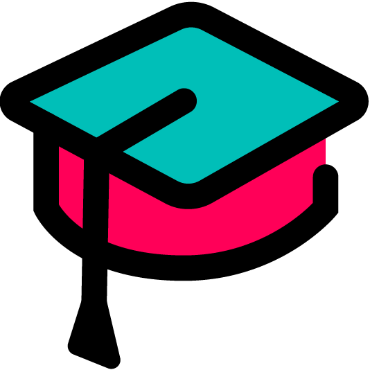 Graduation hat icon